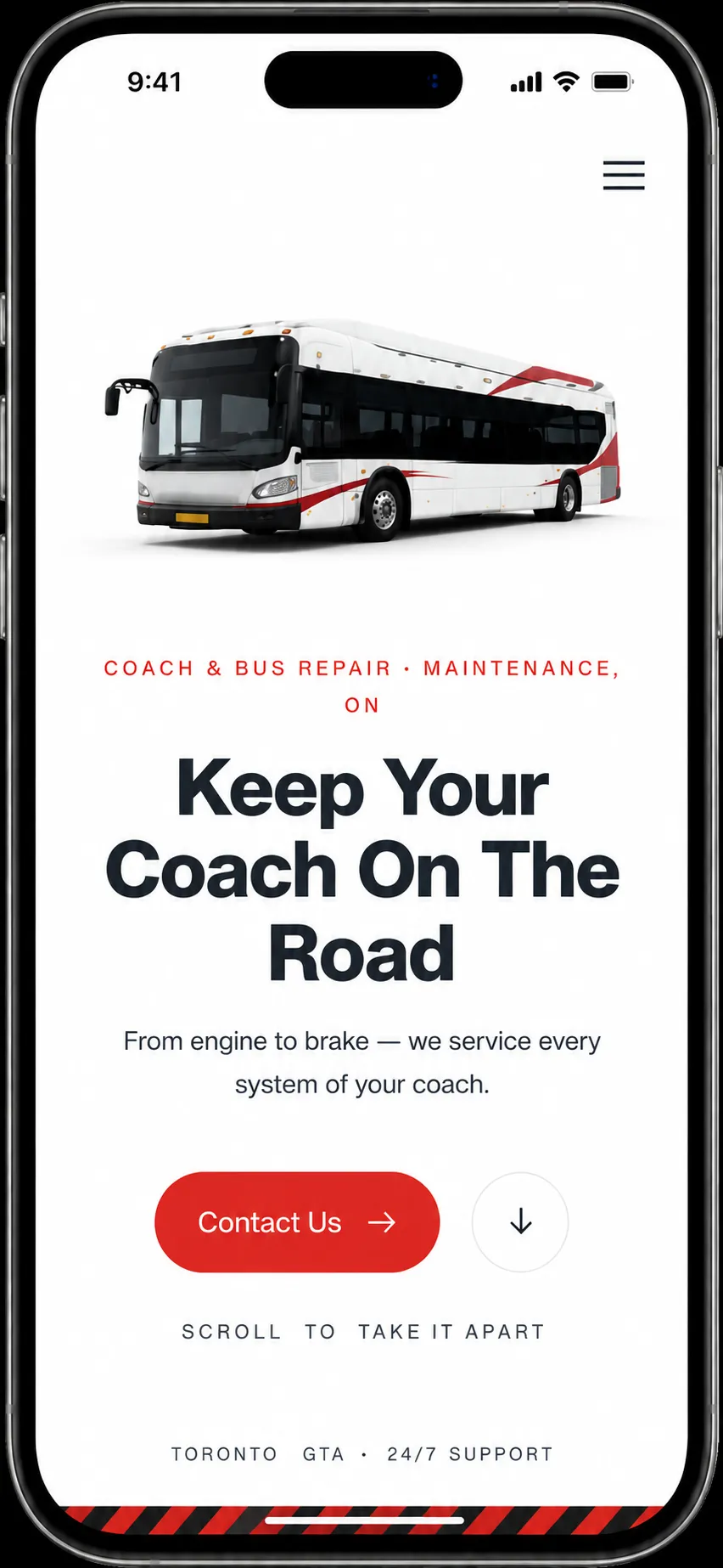 CanFix Repair website on a phone